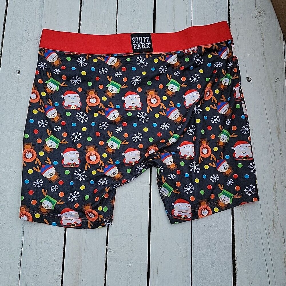 South Park Crazy Boxer Christmas Various Characters Size Medium